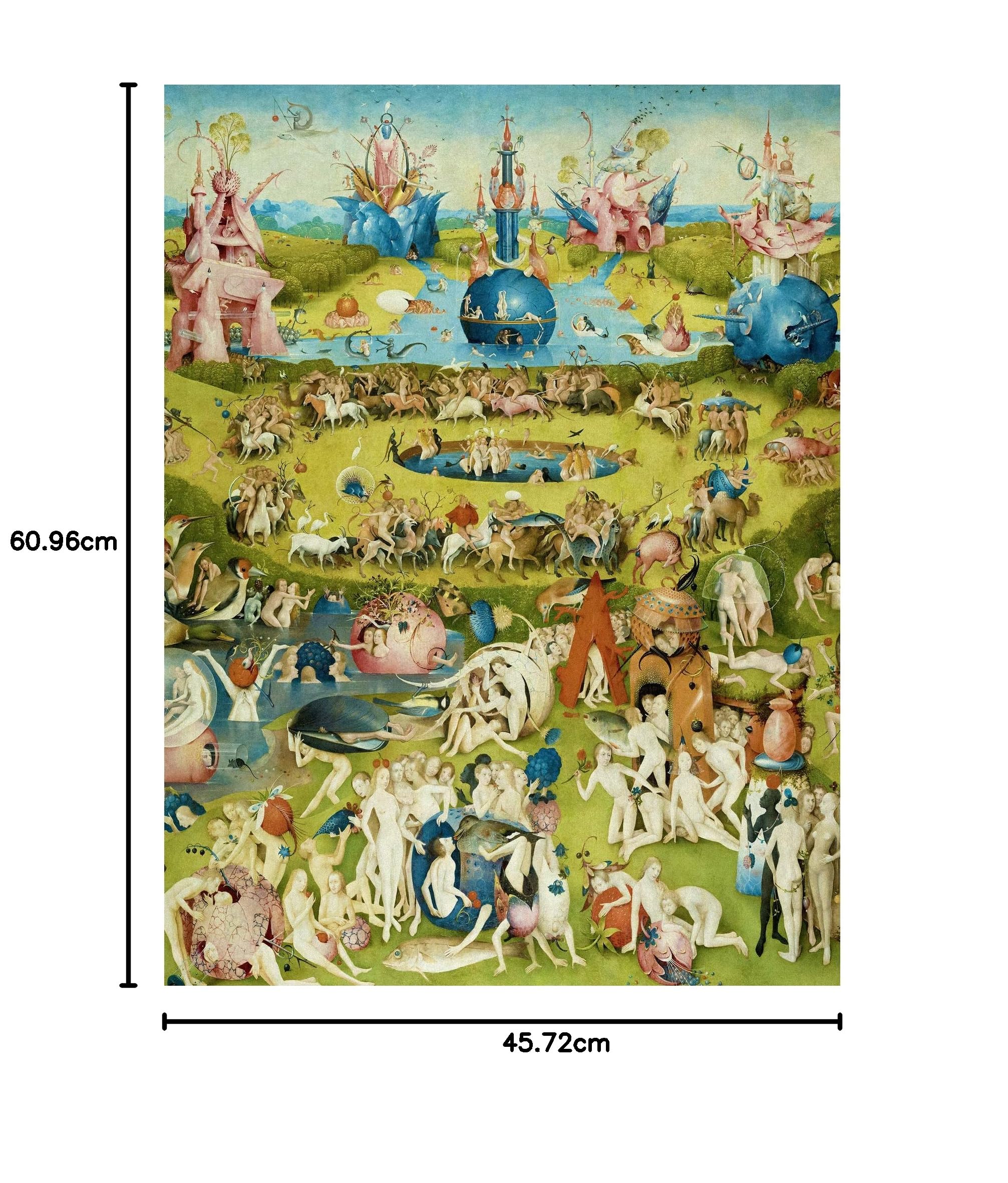 Amazon.co.jp: Hieronymus Bosch Garden Earthly Delights Painting