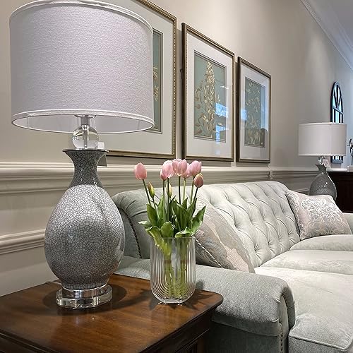 Miniatura 4 de WAKISAKI Tulipanes de tacto real de 16 pulgadas Premium, flores artificiales con capullos, tallo flexible fácil de moldear, tulipanes de imitación