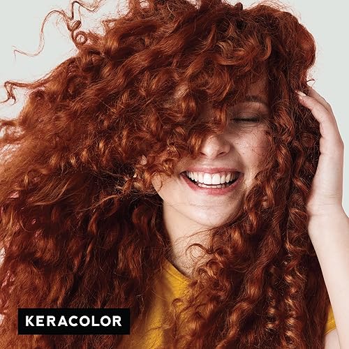 Keracolor Color + Clenditioner 3-in-1 Color-Depositing Conditioner, Gently Cleanses & Conditions, Semi-Permanent Auburn Hair Color, 12 Fl Oz 4