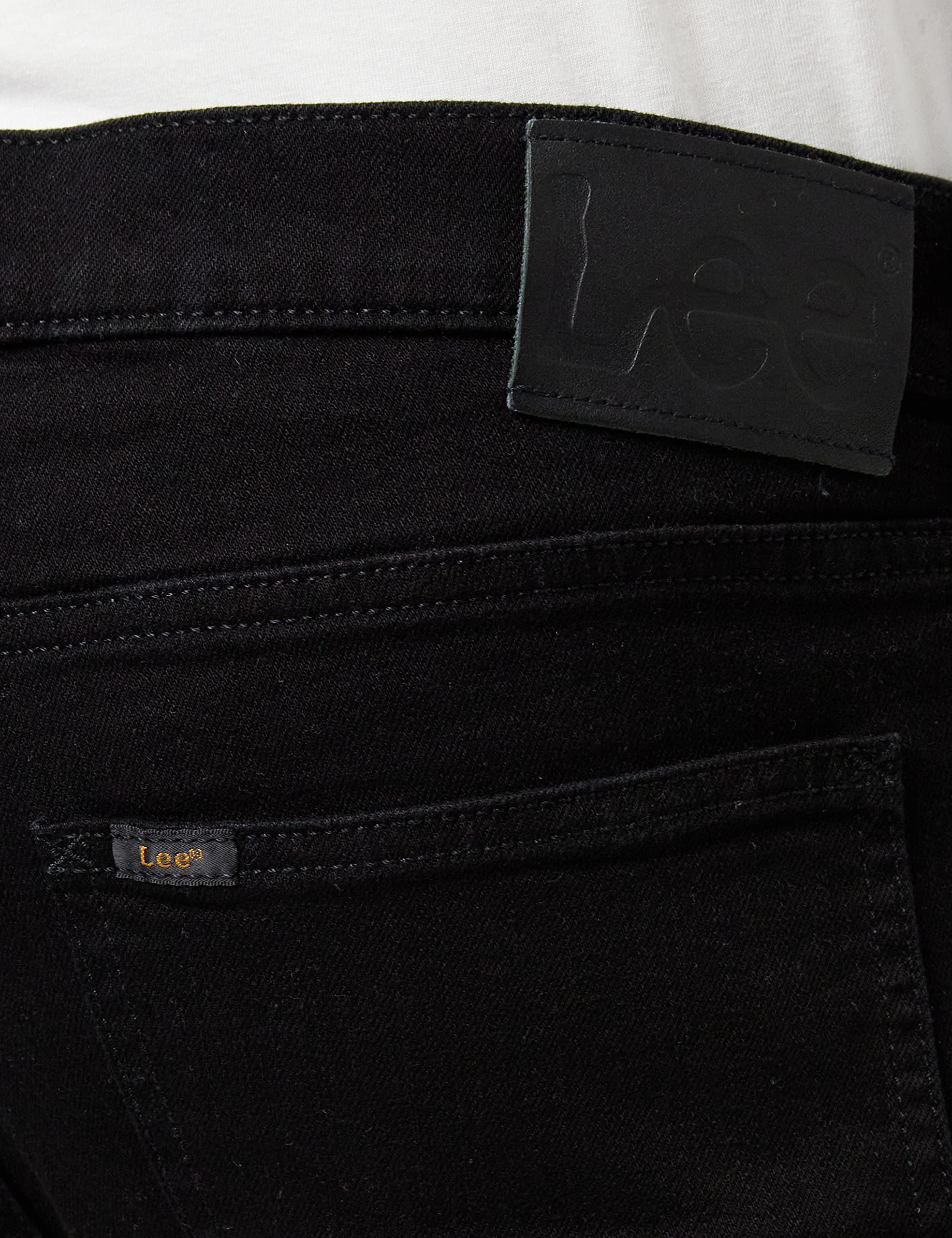 Lee LUKE Dżins Mężczyźni, Black Clean Black, 34W / 32L