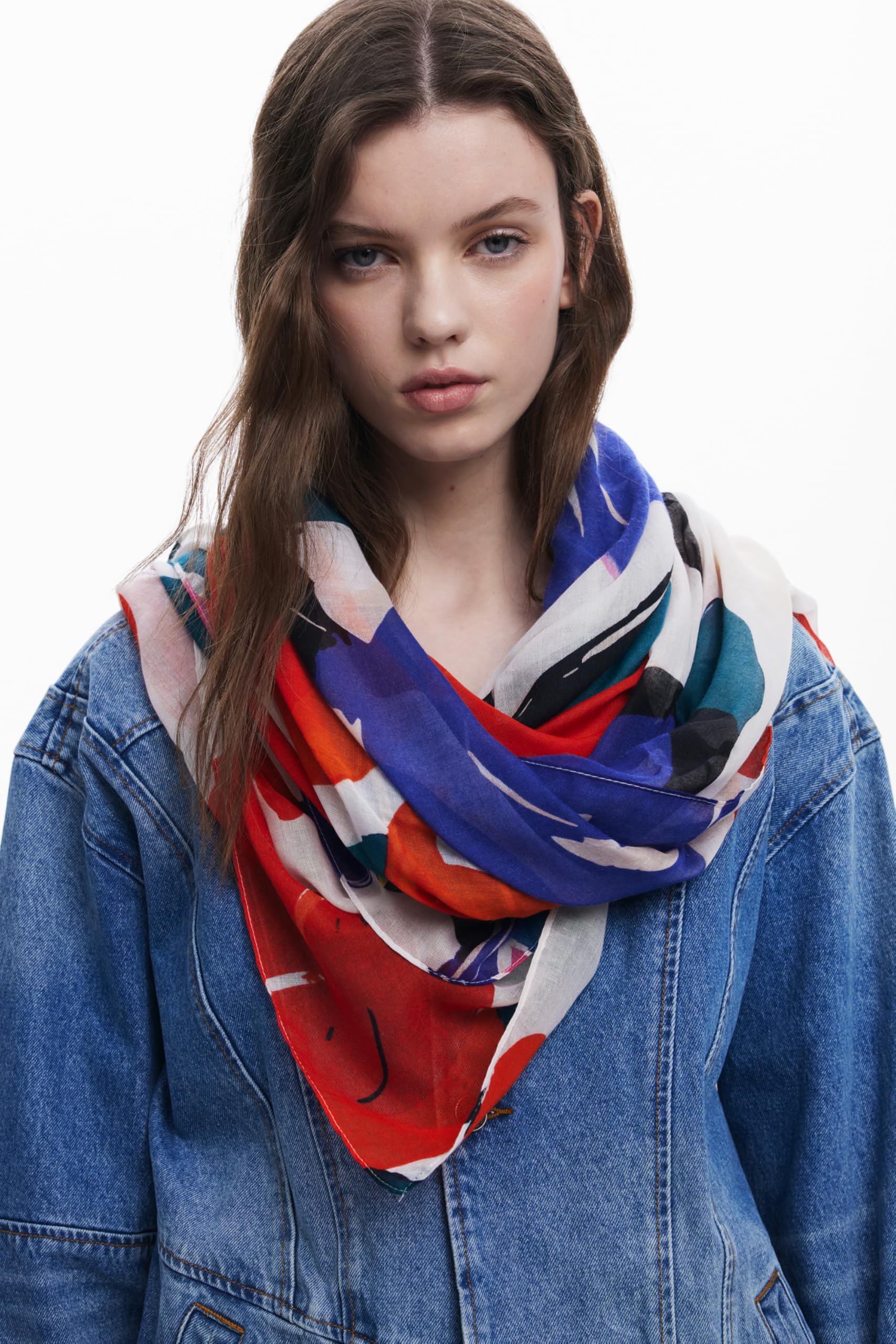 Foulard flores arty
