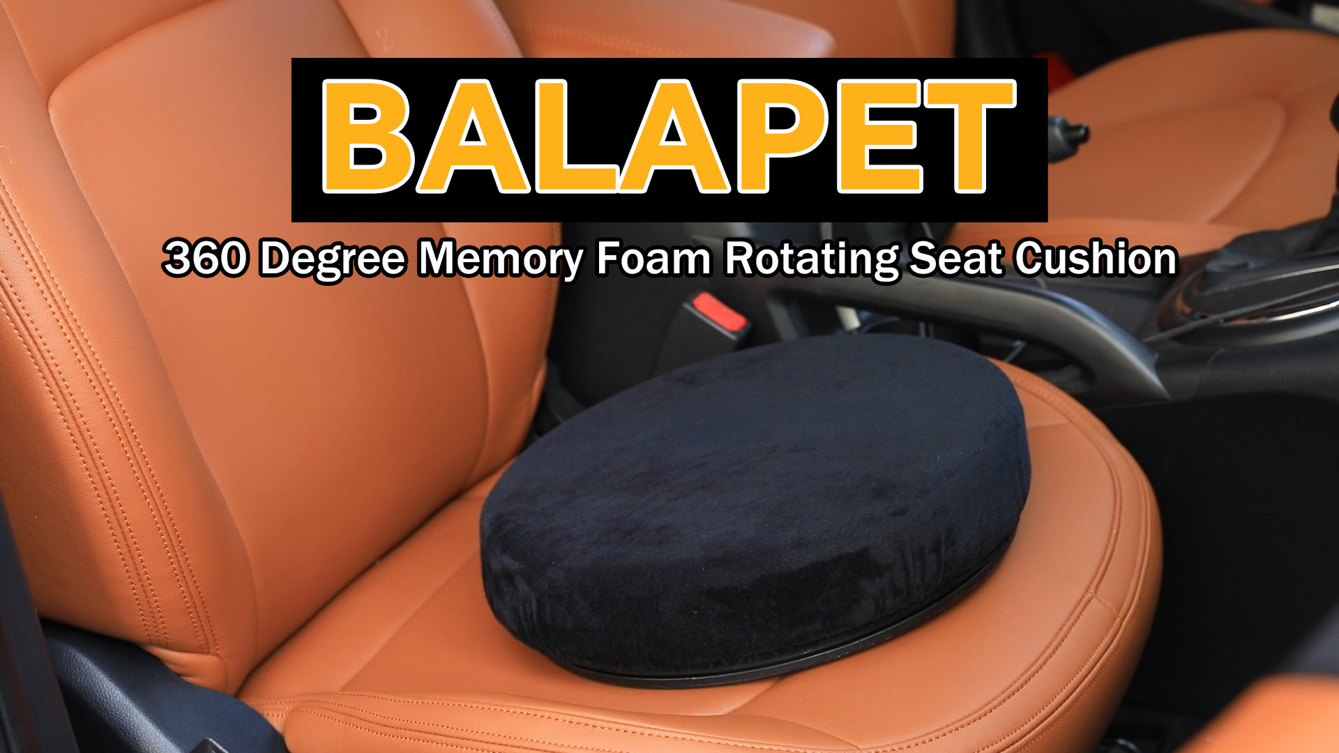 Amazon.com: BALAPET 360 Degree Memory Foam Rotating Seat Cushion
