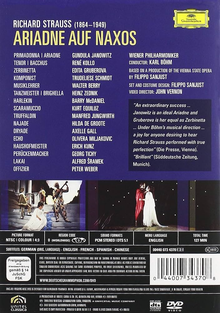 その他 R.Strauss:Ariadne Auf Naxos (Sub Ac3 Dol Dts) [DVD] [Import] Amazon.co.jp: R.Strauss:Ariadne Auf Naxos (Sub Ac3 Dol Dts