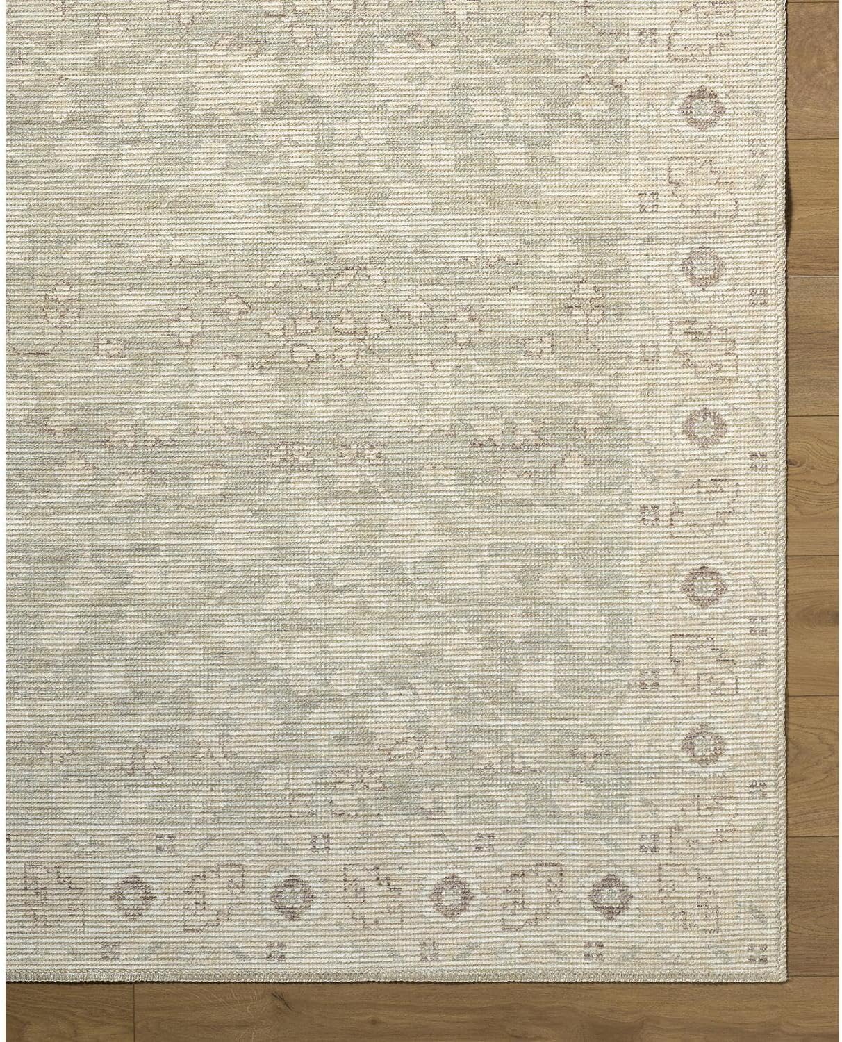 Livabliss x Nabela Noor Home Asha Traditional Oriental Area Rug, 5'3" x 7',Sage