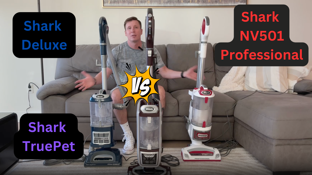 Shark NV752 vs NV501 comparison chart