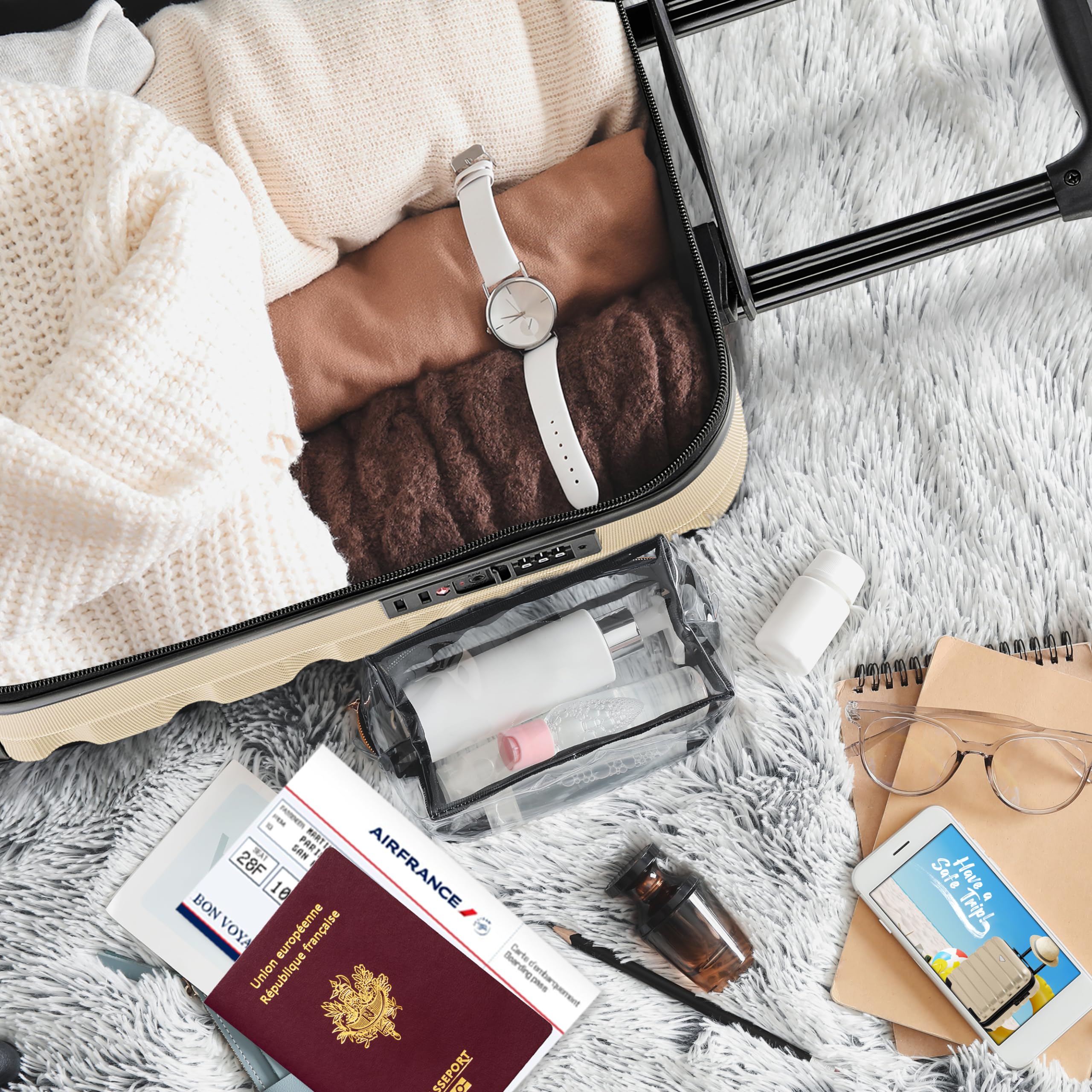 Flight Knight Bagage Cabine Leger a 4 Roues en ABS Approuve par Plus De 60 Compagnies Aeriennes, Dont Jet2, easyJet et Ryanair (Priority) 55x40x20cm - 5