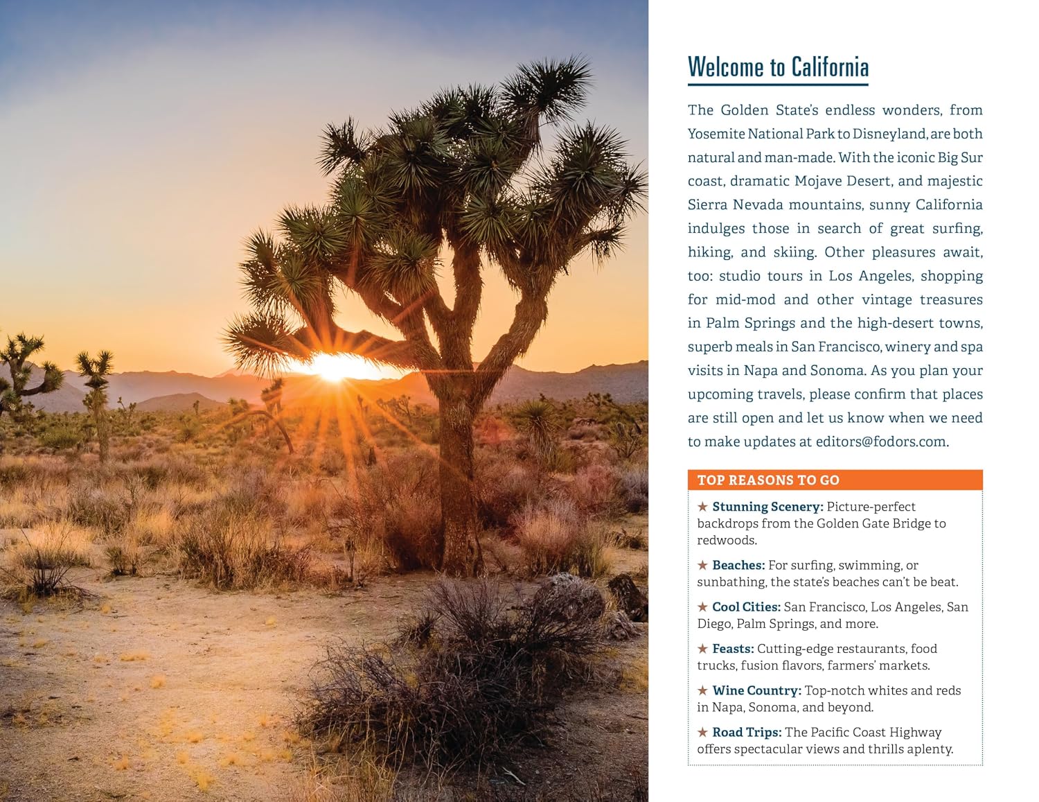 Fodor's California: with the Best Road Trips (Full-color Travel Guide)