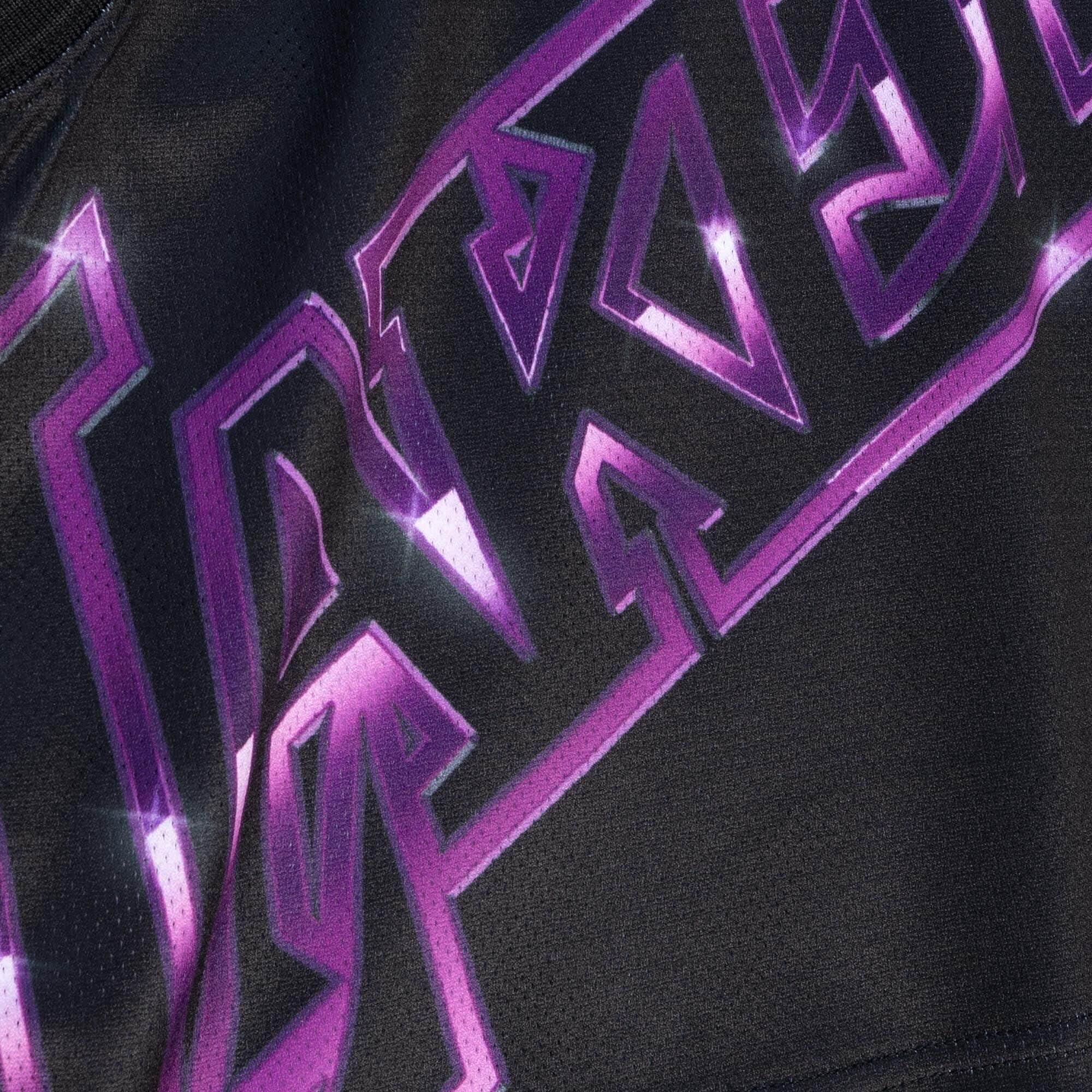 Mitchell & Ness NBA Big Face 4.0 - Canottiera da donna, colore: Nero