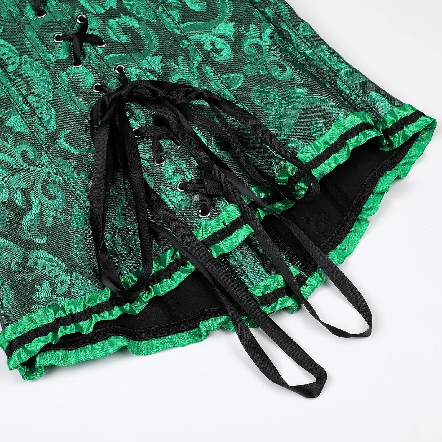 Corset Tops for Women,Lace Bustier Corset Lingerie top,Renaissance Overbust Corset Push Up Bodysuit - Image 7