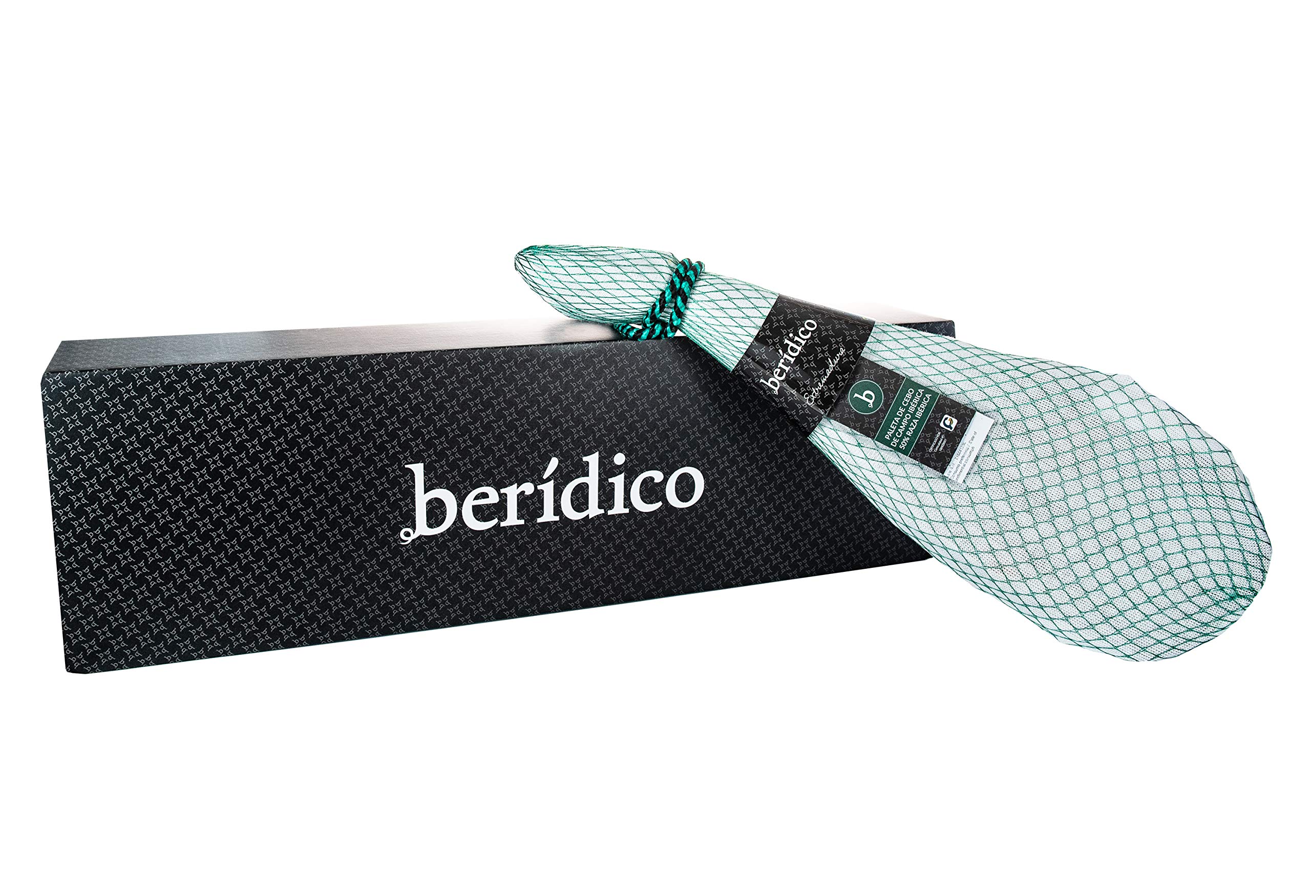 Paleta de Cebo de Campo Ibérica. 50% Raza Ibérica. "Etiqueta Verde". Pieza de 5 Kg aprox. Elaborada Artesanalmente. BERÍDICO. Paleta Iberica. Extremadura.