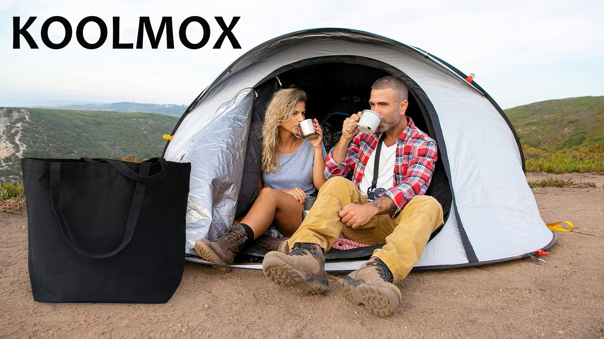 Amazon.com - Koolmox 6-PACK 22x16x7.8'' Extra Large Canvas Tote