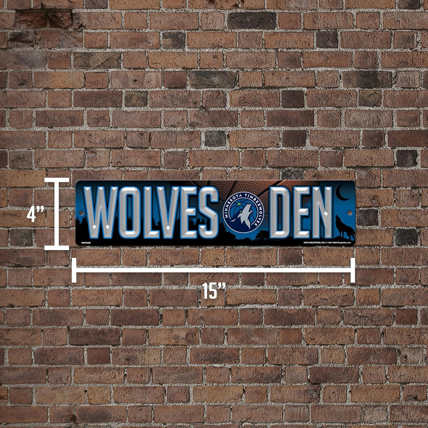 Rico Industries NBA Plastic Street Sign Plastic