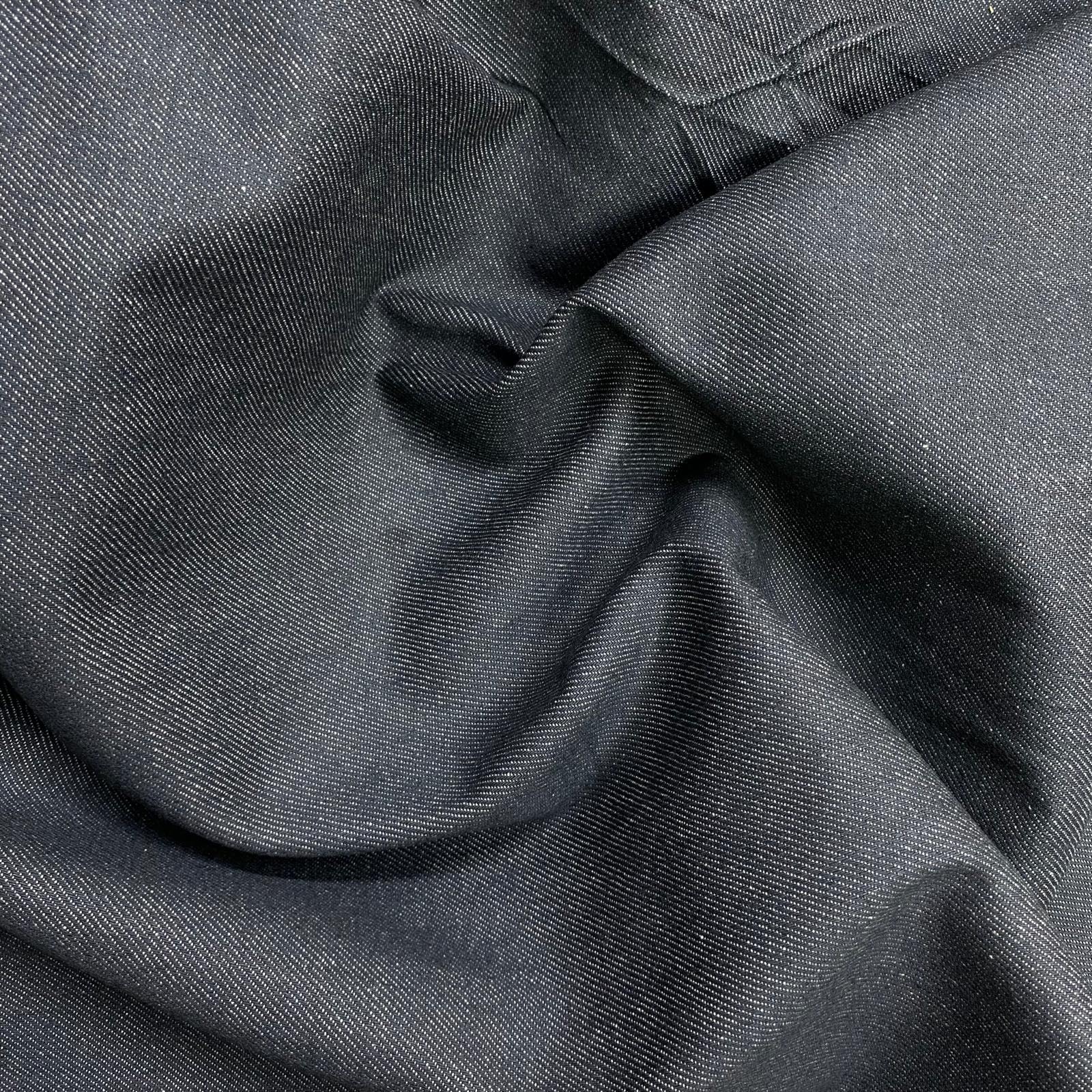 10oz Heavyweight 100% Cotton Denim Fabric, 55" Wide, Per Metre Length, Premium Quality, Ideal for Jeans, Jackets, Skirts, DIY Crafts (Woody Grey)