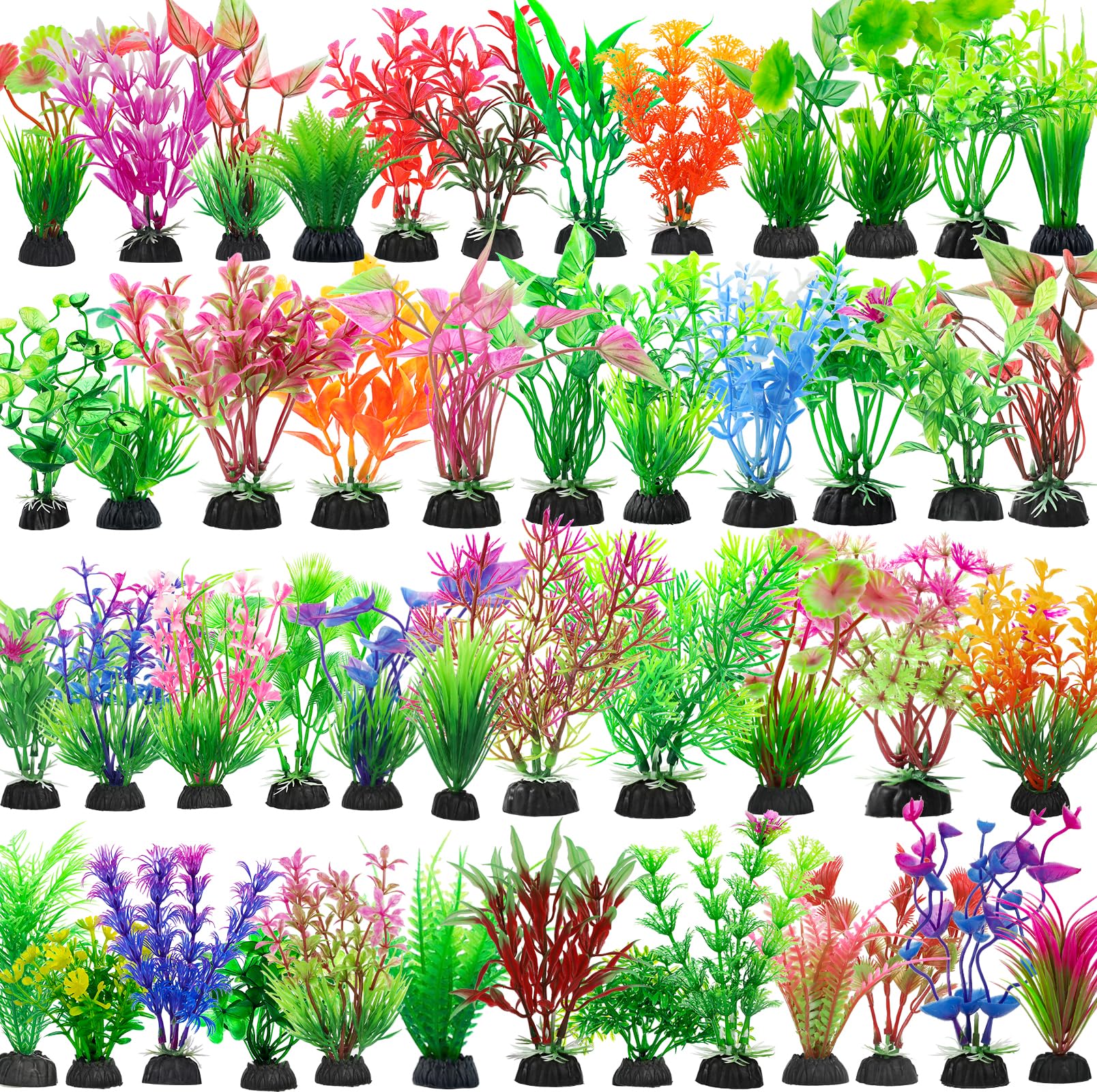 CousDUoBe 94 Pcs Aquarium Plants for Home and Office