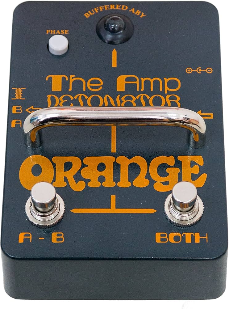 ORANGE Amp Detonator/位相切替機能付きABYボックス Amazon.com: Orange Amp Detonator Buffered ABY Switcher