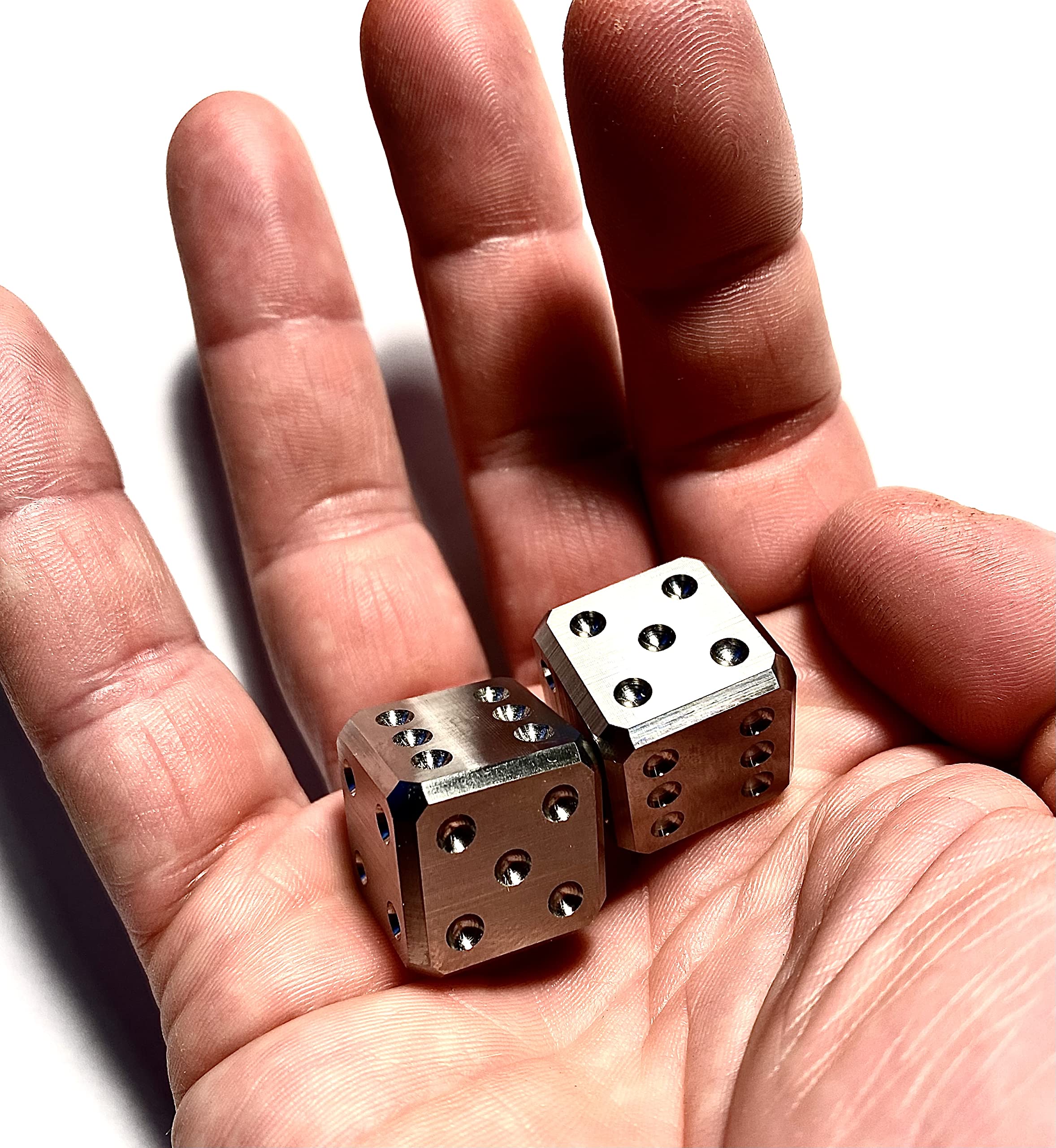 Premium High-Grade Titanium Dice - Precision-Crafted, Sold Individually, Made In USA - View #6