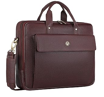 WildHorn Laptop Messenger Bag for Men (Brown, 14"), WHLP4001