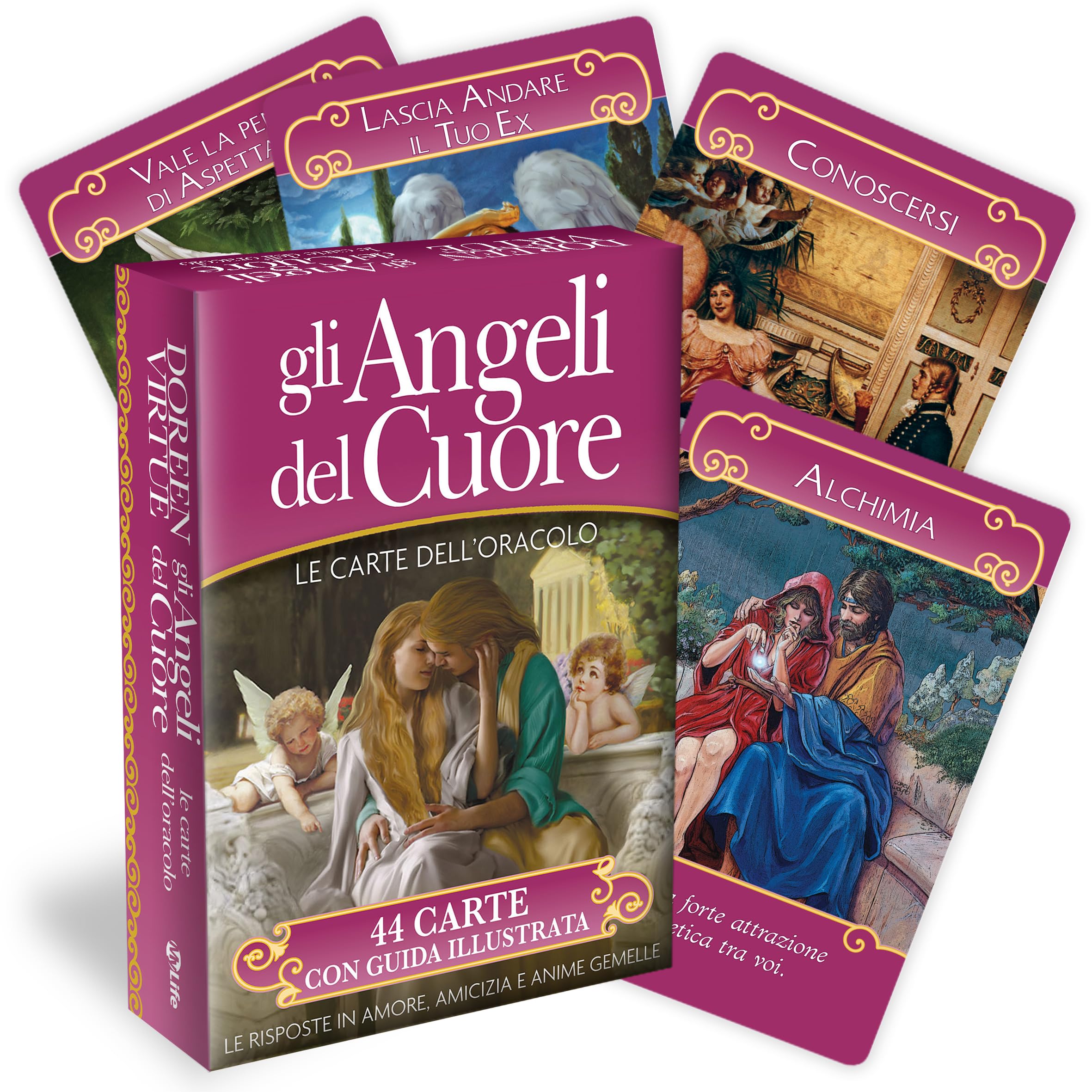 Gli Angeli del Cuore. Le Carte dell'Oracolo 44 Carte con Guida