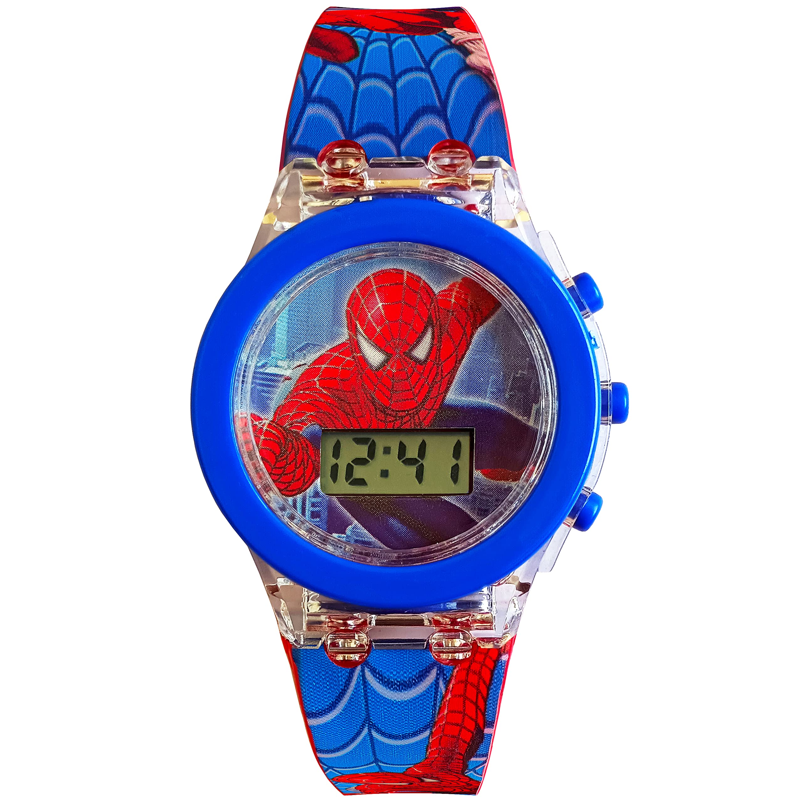 Brishti Super-Hero Multicolored Glowing Light Digital Wrist Watch for Kids (Best Return Gift for Boys) (B0BBBHGDL6) Amazon Price History, Amazon Price Tracker