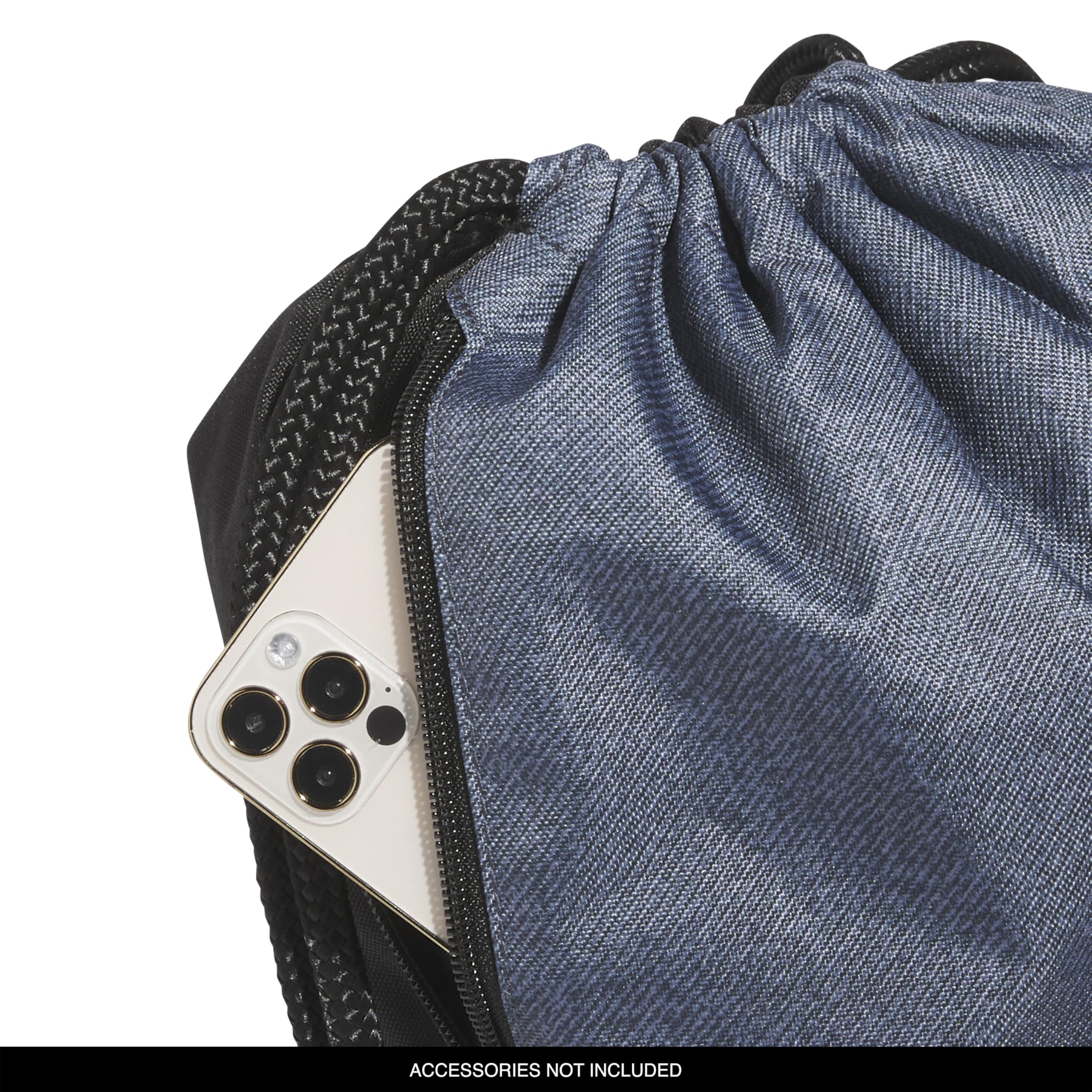 adidas Borsa a sacco, Twill Onix Grigio/Nero, One Size, Classic 3s 2.0 Sackpack