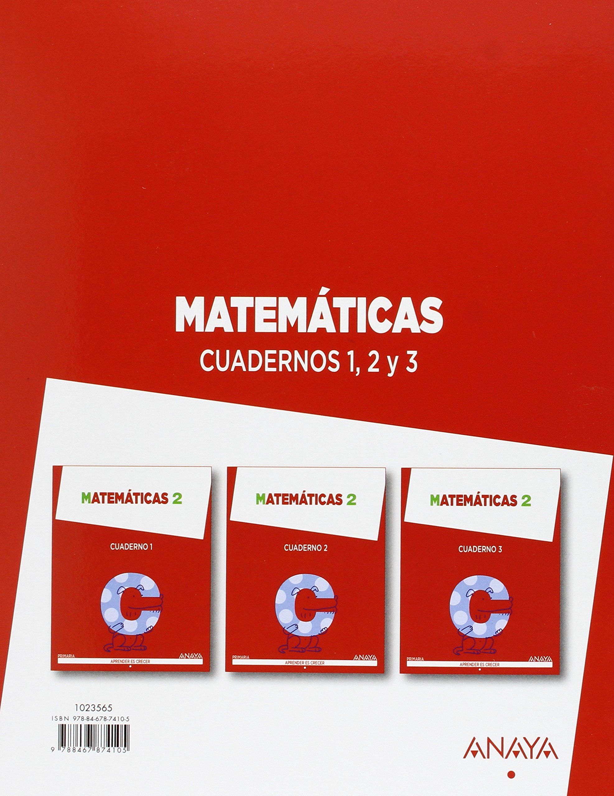 Matemáticas 2. Cuaderno 3. (Aprender es crecer) - 9788467874105
