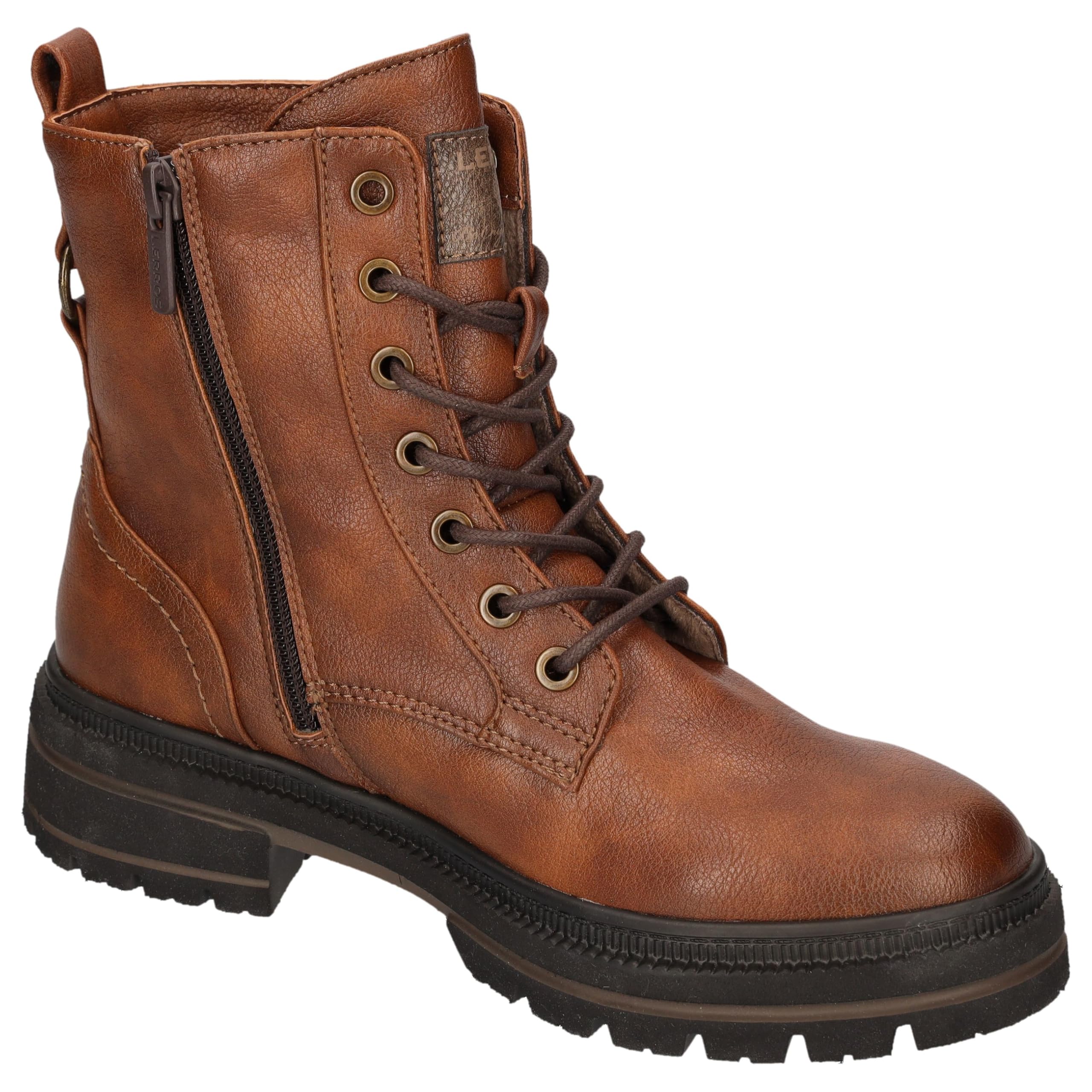 241 GO Shoe Company GmbH. Damskie sztyblety 1539-502, koniak, 42 EU, koniak, 42 EU