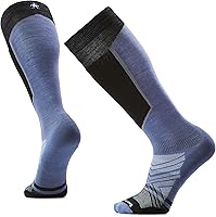 Smartwool Men's Targeted Cushion Ski Socks - Extra Stretch Over-the-Calf for All-Day Slope Comfort