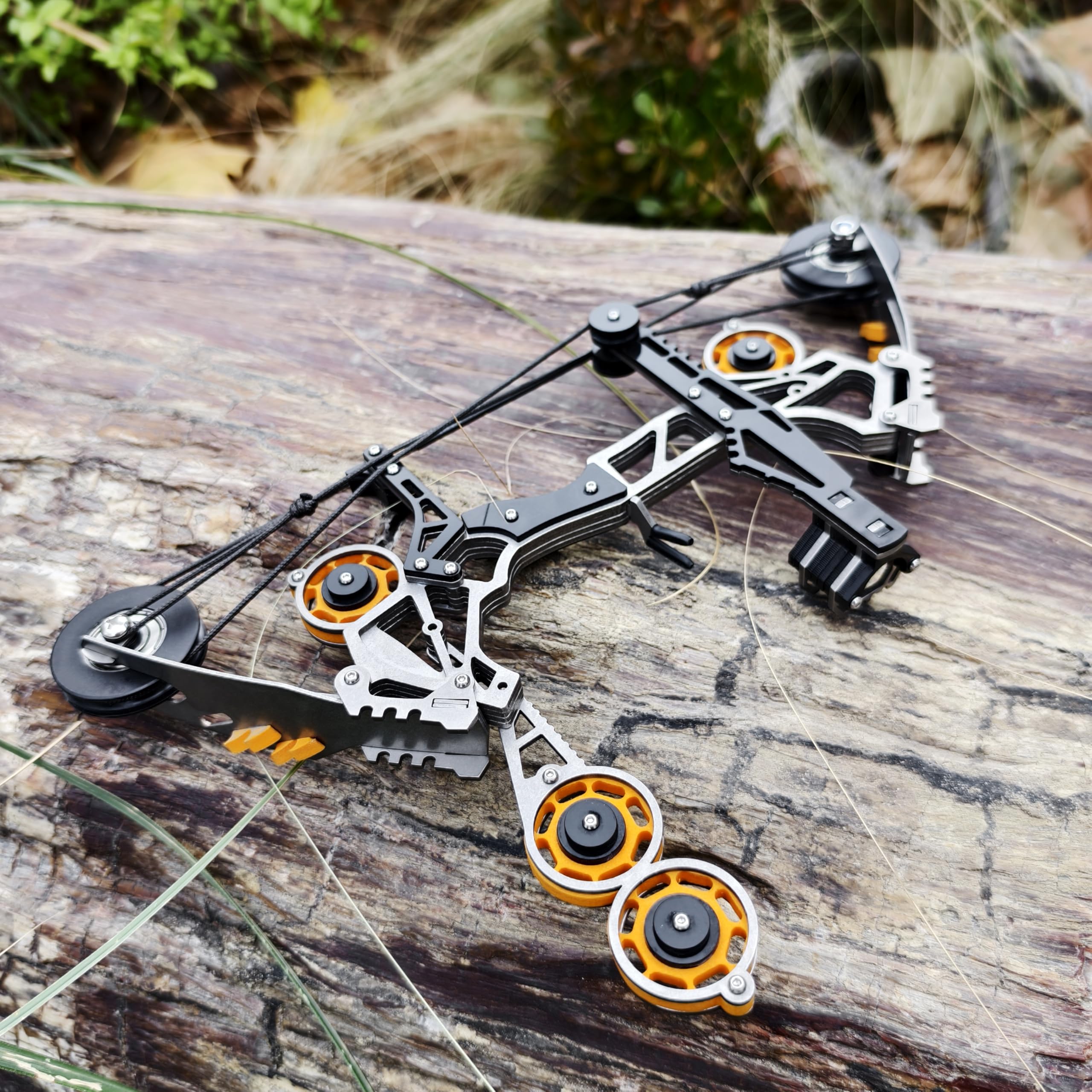 10-15lb Mini arco e frecce set Arco composto e frecce set per il tiro al bersaglio e i giochi Arco tascabile Adolescenti Tiro con l'arco Giochi per Interni