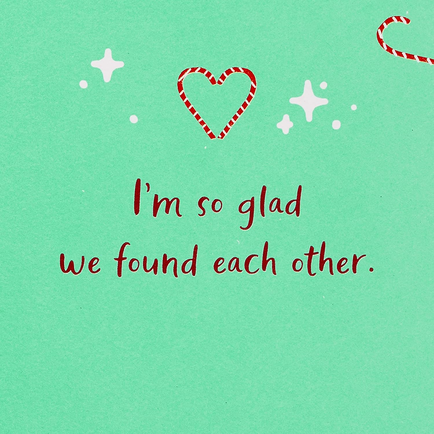 American Greetings Romantic Christmas Card (Found Each Other)