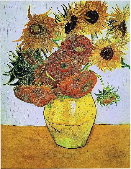 Moruska Sunflowers by Vincent Van Gogh Jigsaw Puzzle...