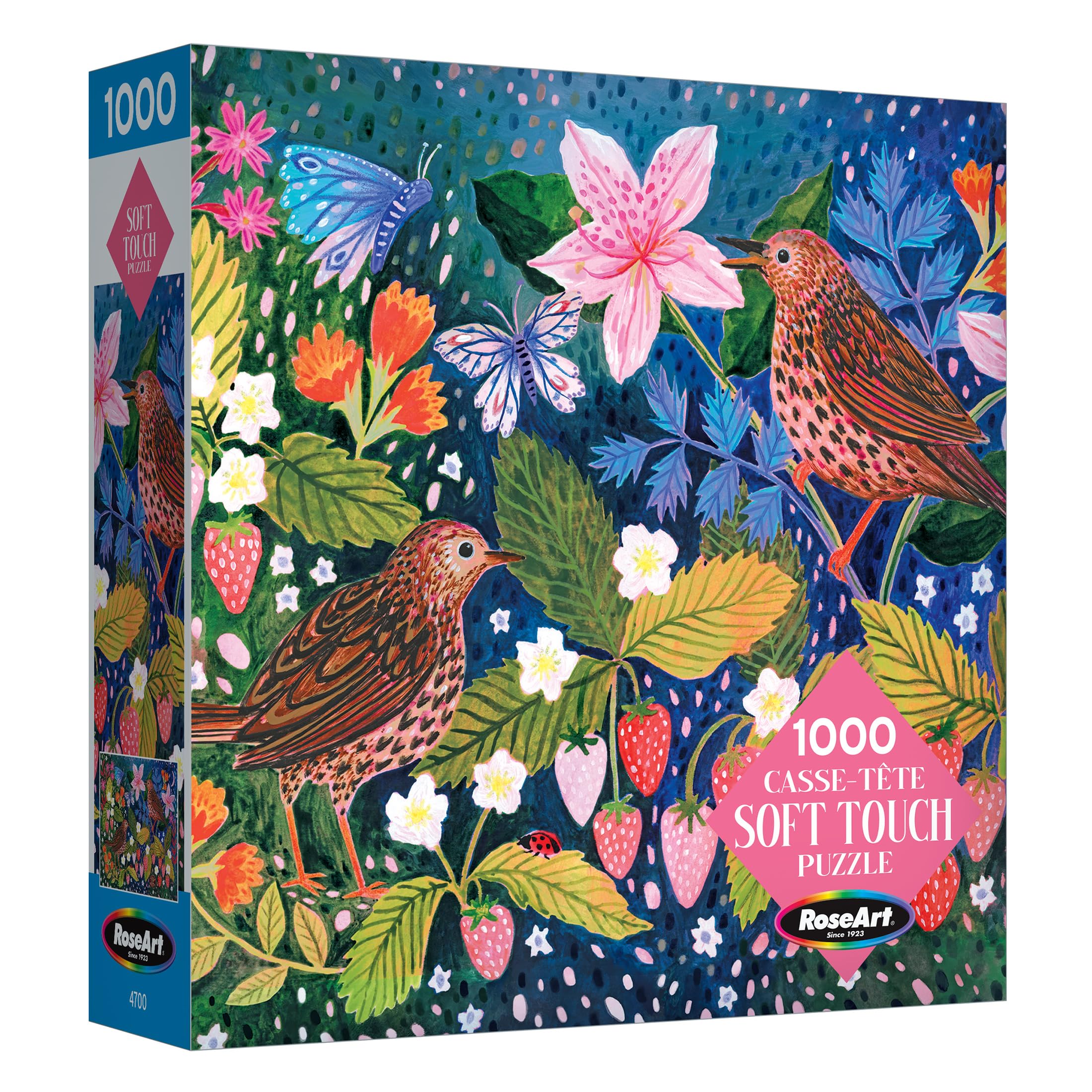 Amazon.com: RoseArt - Soft Touch - Strawberry Thief - 1000 Piece