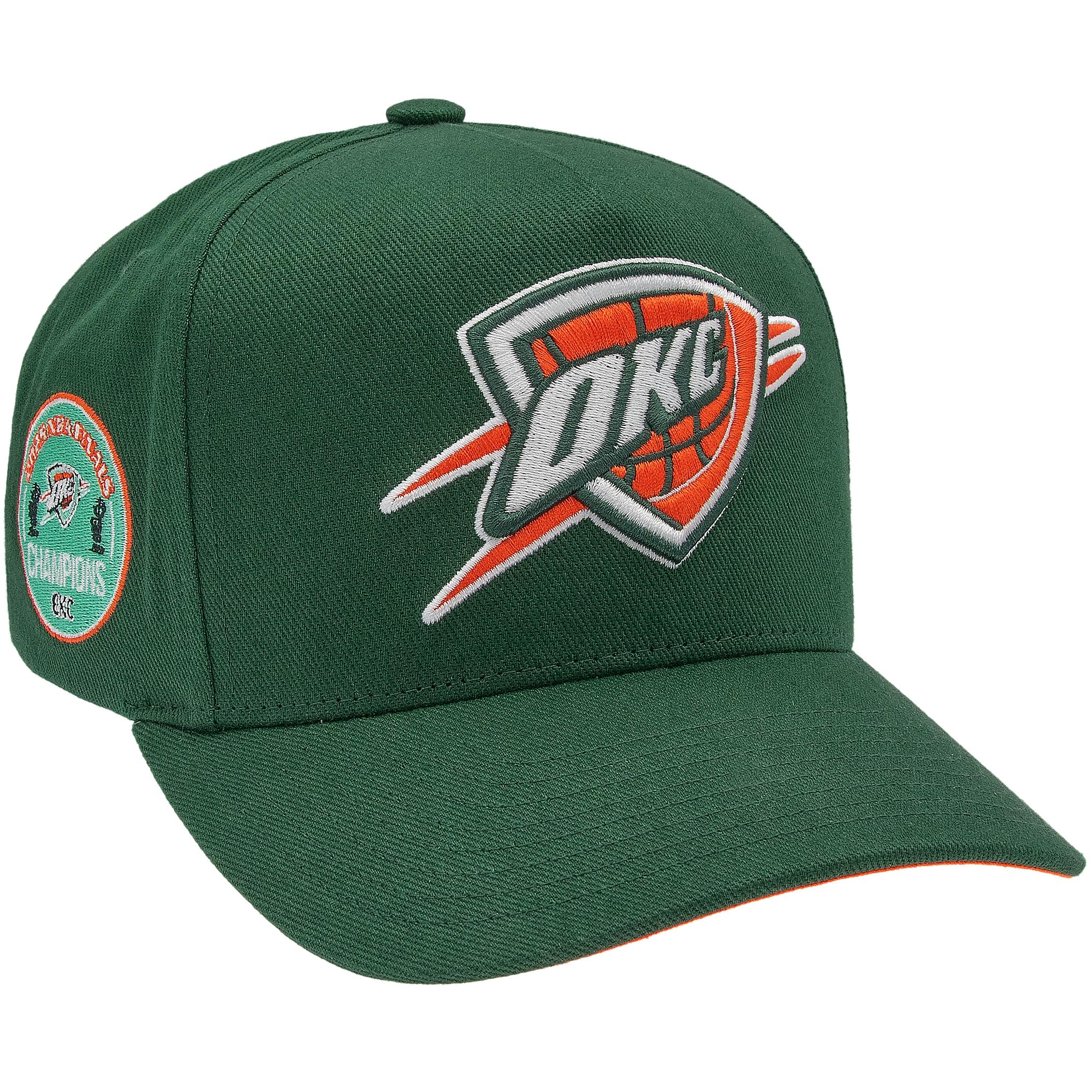 Mitchell & Ness Berretto da baseball NBA Green Orange | Pro Crown Fit | con chiusura regolabile Snapback