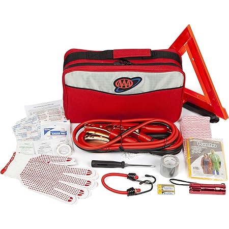 Lifeline 4285AAA AAA Approved Roadside Kit, Emergency Traveler Kit (103 Pieces)
