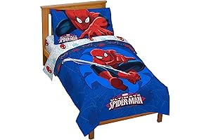 Marvel Spiderman "Regulator" Toddler 4 Piece Bed Set