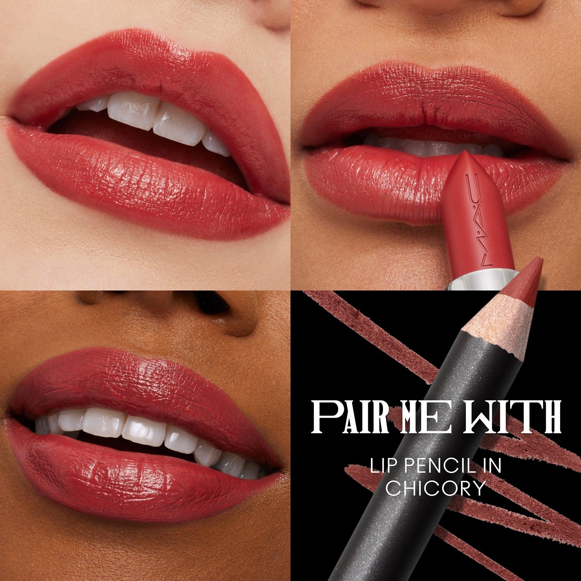 Amazon.com : MAC M·A·Cximal Sleek Satin Lipstick, Brick-O-La, 0.12