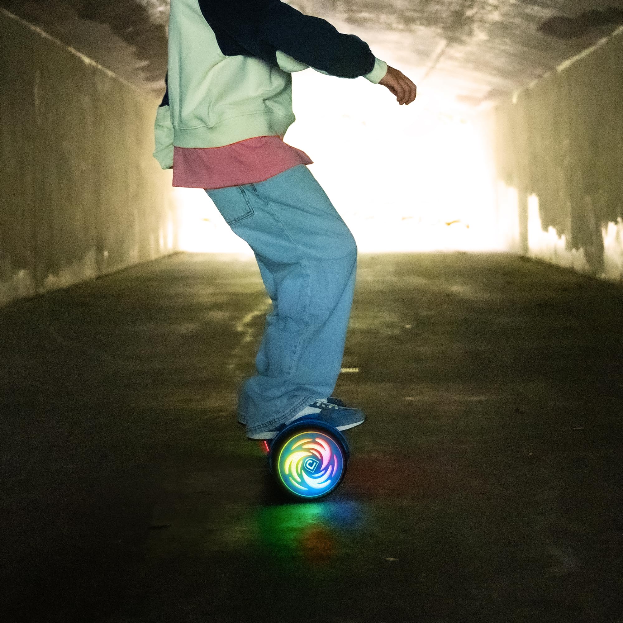 Jetson Axis Gravity Board - Pedana elettrica autobilanciante per bambini con ruote luminose a LED, altoparlante Bluetooth integrato, potenza motore 300 Watt, fino a 9 MPH