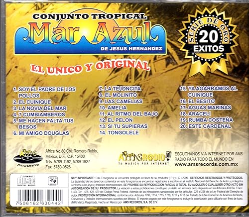 Miniatura 2 de Conjunto Tropical Mar Azul De Jesus Hernandez (20 ÉXitos)