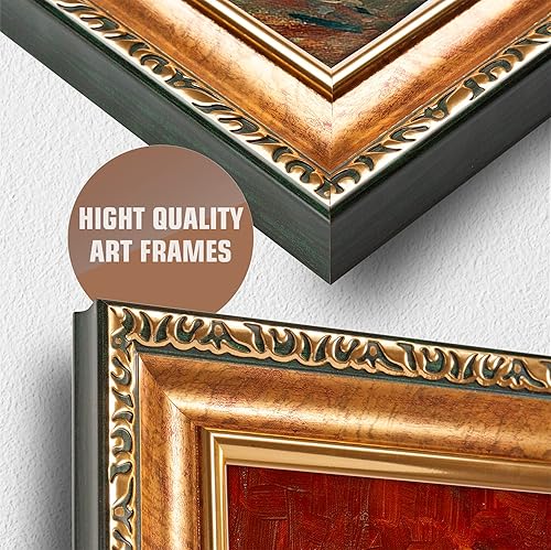 Miniatura 217 de A&T ARTWORK The Starry Night de Vincent Van Gogh. Tamaño del marco: 36 x 30 pulgadas, tamaño de la imagen: 30 x 24 pulgadas, reproducciones clásicas