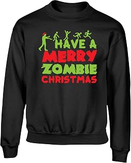 Hippowarehouse Have A Merry Zombie Christmas Kids Children's Unisex Jumper Sweatshirt Pullover