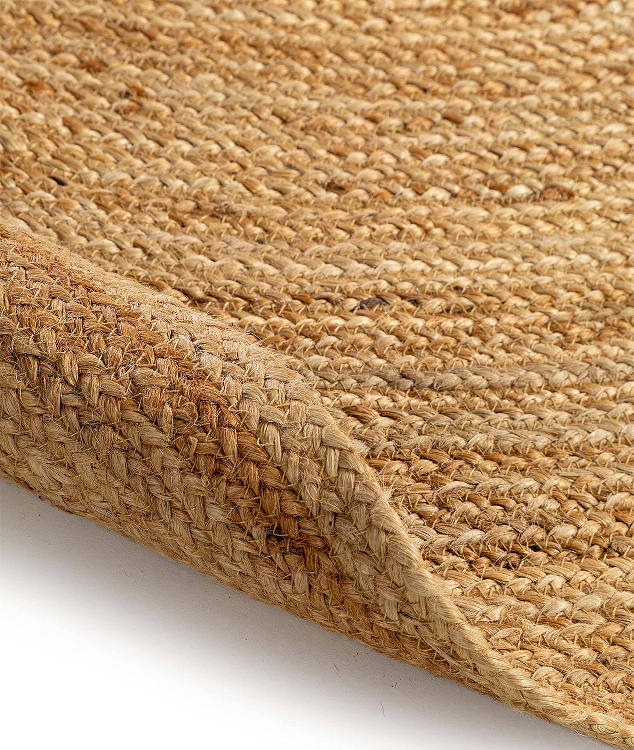 KOZA HOME Natura Jüt Halı Hasır Halı Naturel 00023A 90 x 90