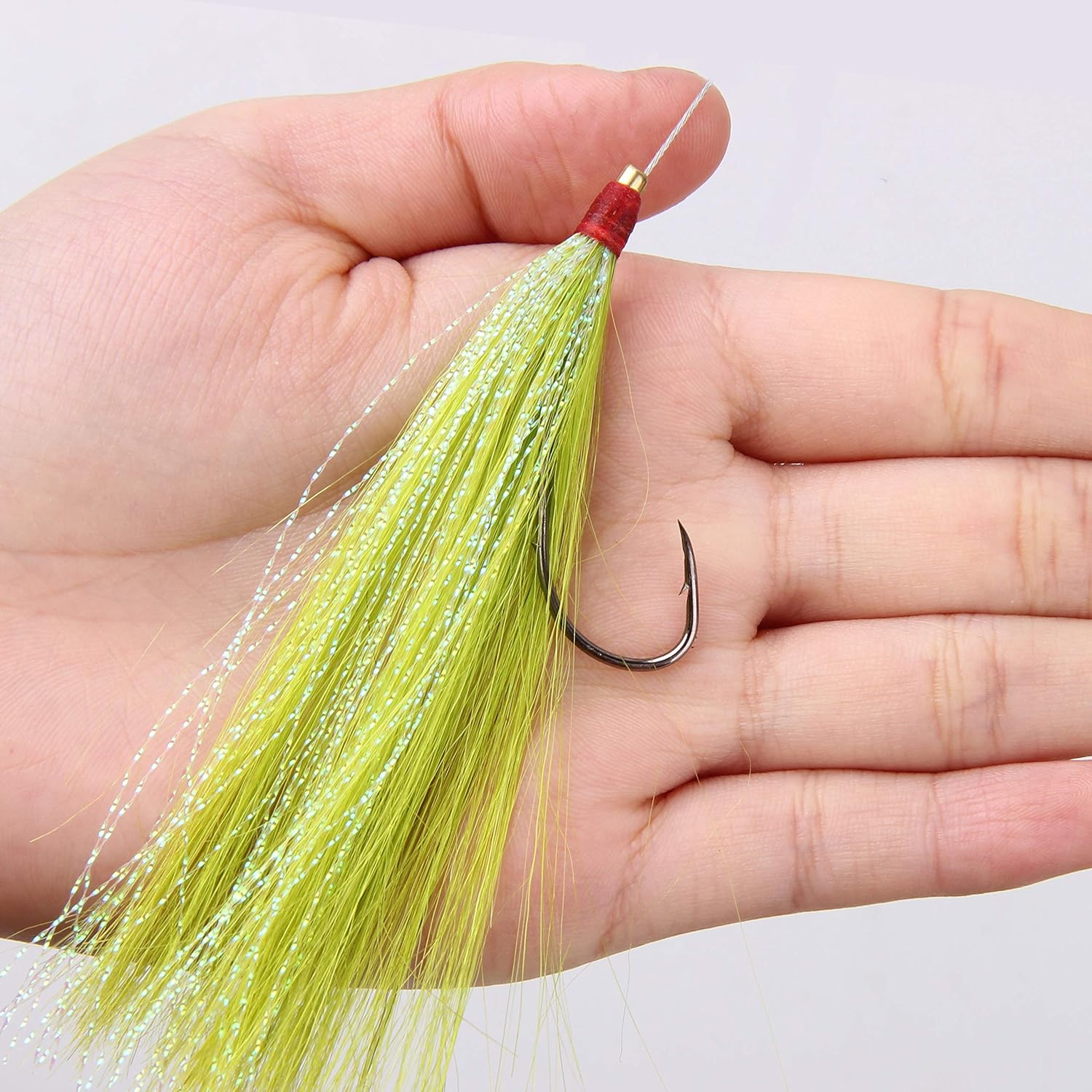 Fishing Bucktail Teaser Saltwater - 12pcs Bucktail Slide Teaser Kit for Fluke Rig Flounder Rig Saltwater Fishing Teasers Plugs 3 Colors : Sports & Outdoors