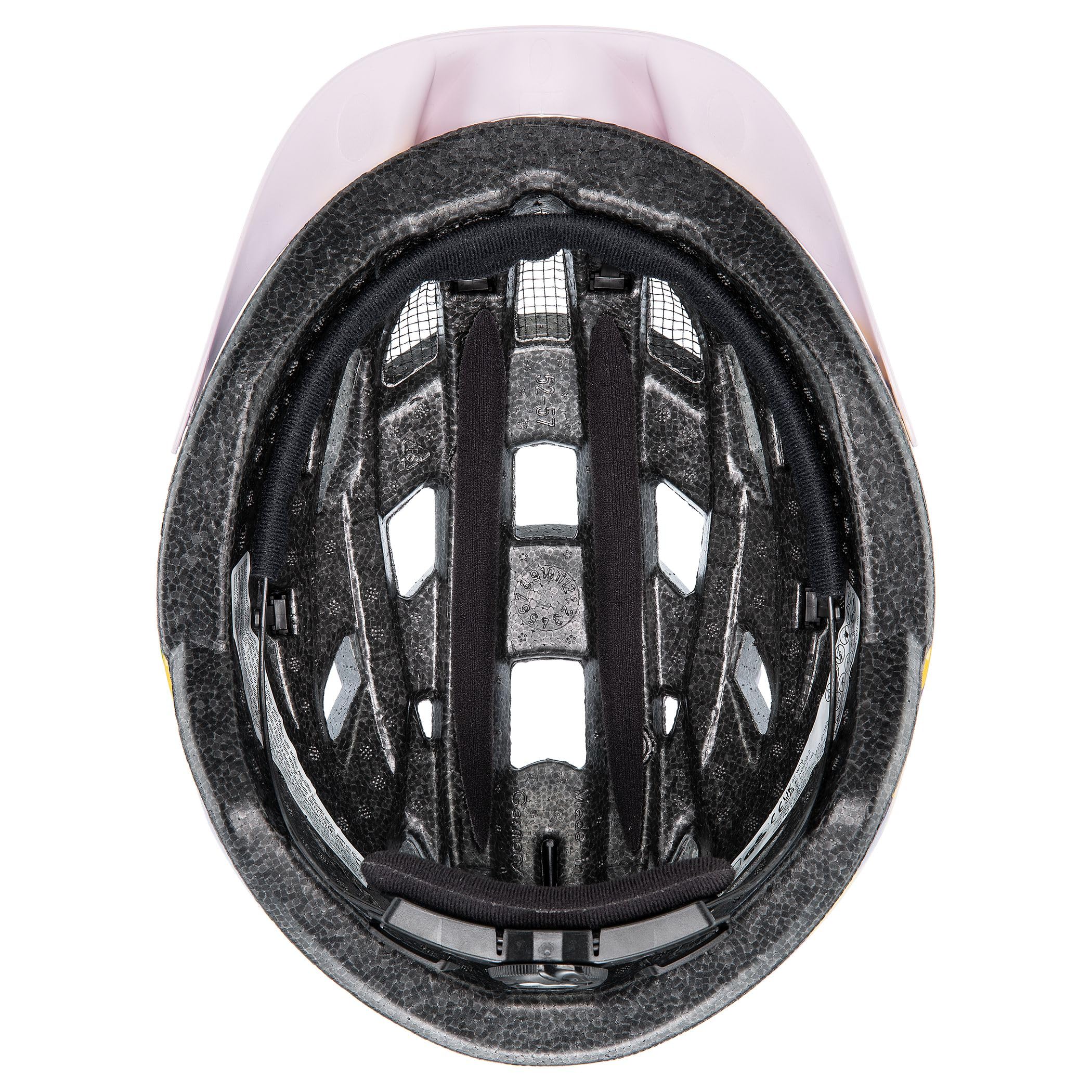 uvex air Wing - Leichter Fahrradhelm für Damen und Herren - individuelle Größenanpassung - Powder-Liquids - 52-57 cm – Ansicht 4