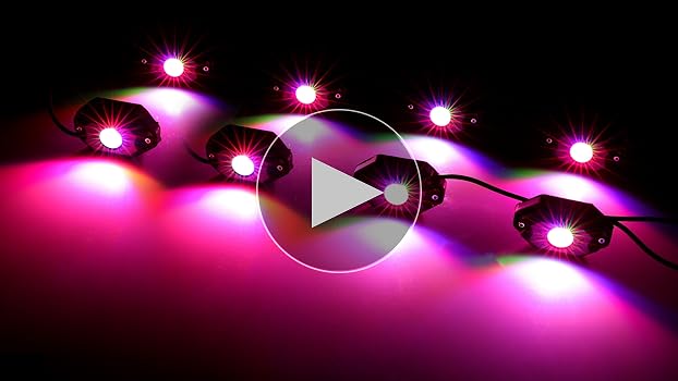 ゆきむら。 リングライト 8個セット Amazon.com: OFFROADTOWN RGB LED Rock Lights Kit 8 pods