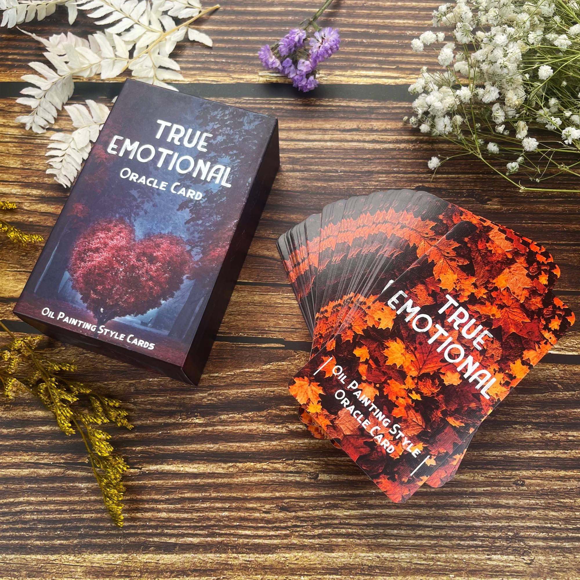 QCFQCF Twin Flame Oracle Cards, Soulmate Oracle Deck, Karmic Oracle Cards per principianti, arriverà al vero di qualsiasi situazione