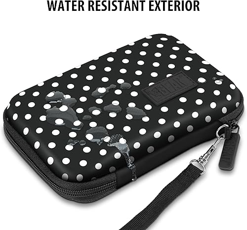 Miniatura 7 de USA GEAR Estuche de viaje pequeño para estimuladores musculares de unidad TENS compatible con Belifu, HiDow, AUVON 2 unidades de salida, funda para