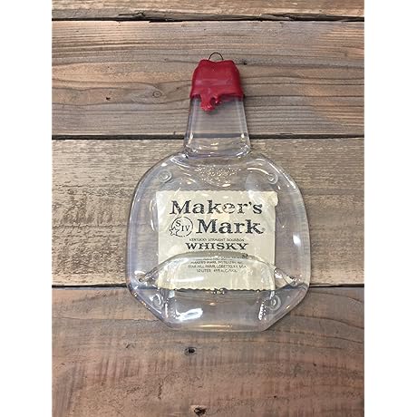 Maker's Mark Melted Bottle Serving Tray