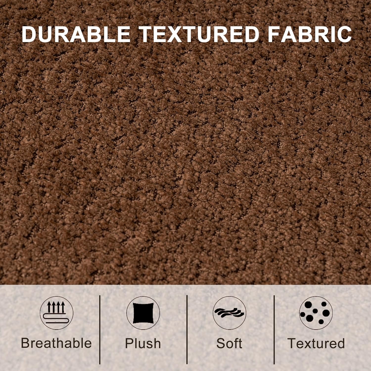 Oversized Accent Chair, Modern Single Sofa Cloud Chair with Removable Pillow, Deep Seat Comfy Armchair for Living Room Bedroom Reading Nook - Upholstered Lounge Chair (Brown)