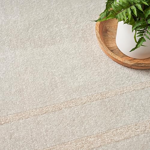 Vista 329 de Nourison Home Essentials - Alfombra contemporánea de 5 x 7 pies, color marfil/negro