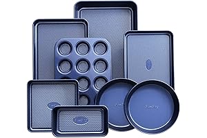 Essential 8-Piece Non-Stick Bakeware Set for Effortless Baking Adventures