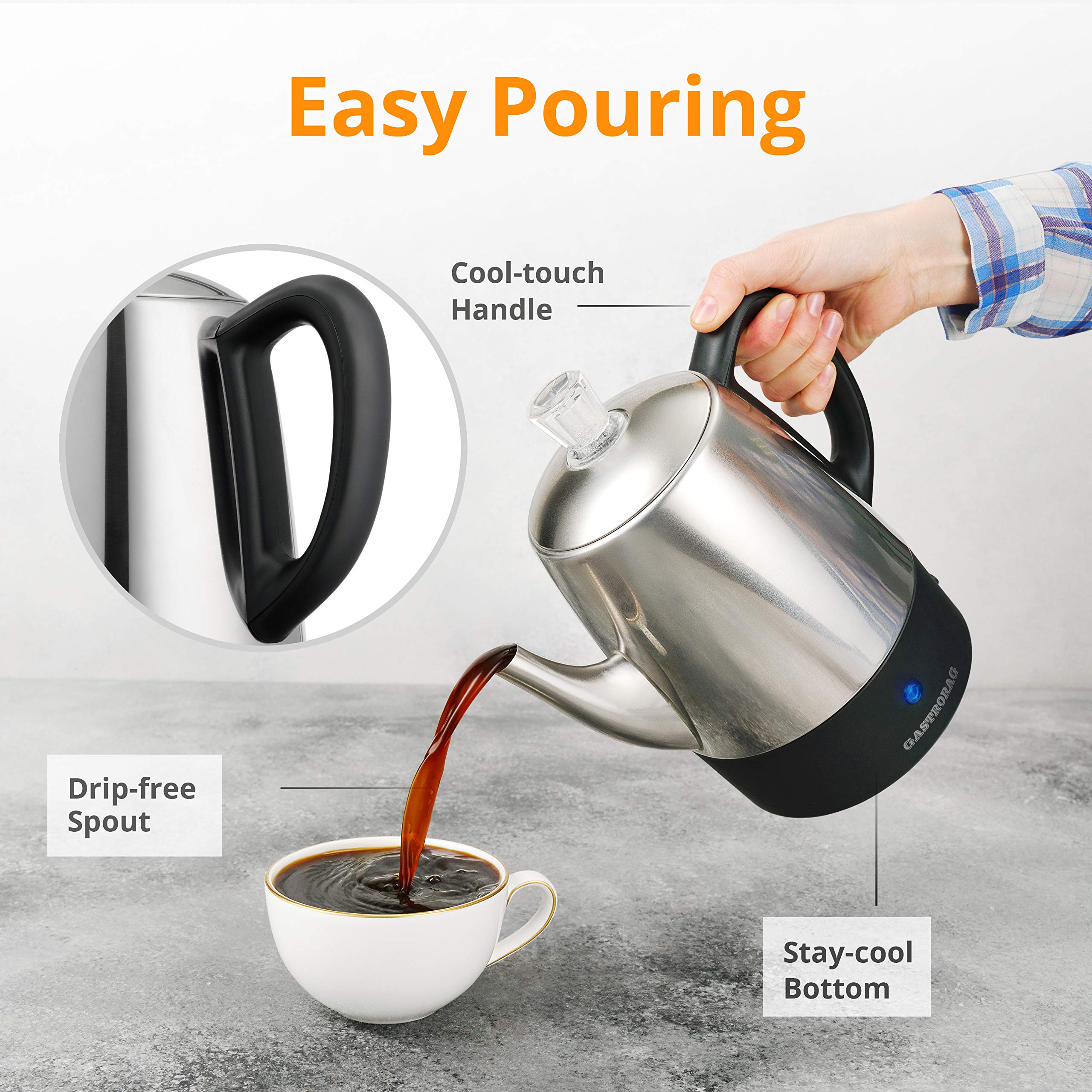 Gastrorag 4 Cup Electric Coffee 